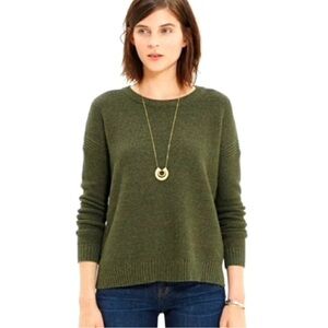 MADEWELL Texturework Olive Knit Sweater SZ Small